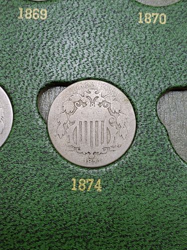 LOT: Shield V Nickel Buffalo Nickel COLLECTION, LOTS OF BETTER DATES