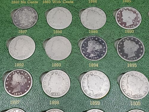 LOT: Shield V Nickel Buffalo Nickel COLLECTION, LOTS OF BETTER DATES