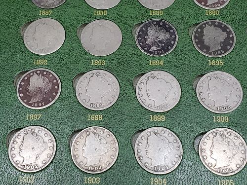 LOT: Shield V Nickel Buffalo Nickel COLLECTION, LOTS OF BETTER DATES