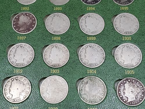 LOT: Shield V Nickel Buffalo Nickel COLLECTION, LOTS OF BETTER DATES