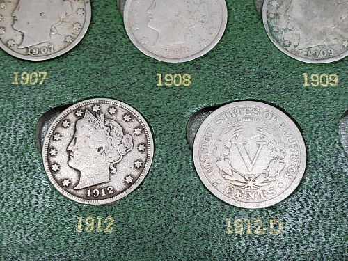 LOT: Shield V Nickel Buffalo Nickel COLLECTION, LOTS OF BETTER DATES