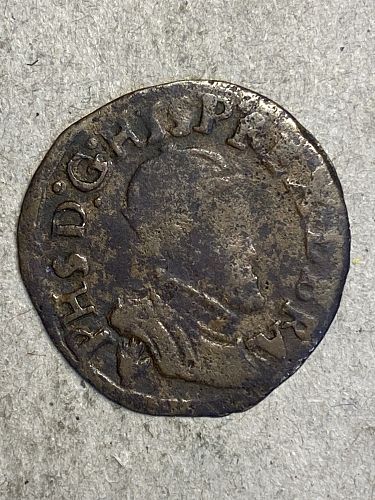 1555-1598 Belgium 1/2 Liard F