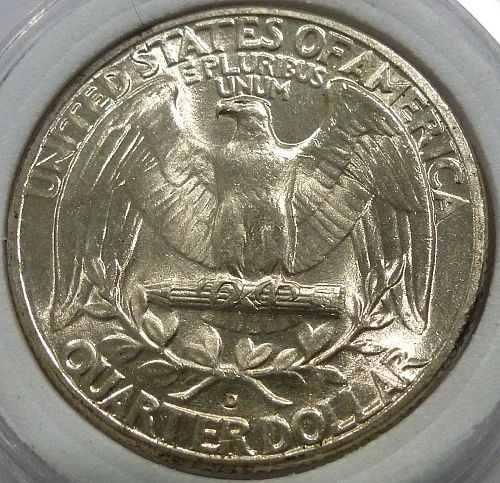 1949-D GEM BRILLIANT UNCIRCULATED Washington Quarter  BU # 30-5)