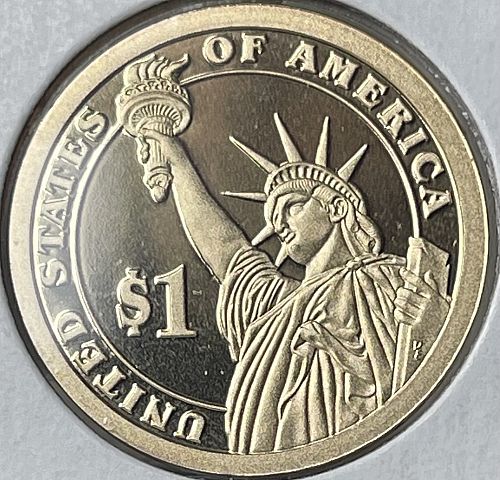 2013-S Presidential Gold Proof Dollar &bull; Woodrow Wilson Cameo Proof