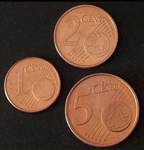Lot of Slovenia coins (1, 2 and 5 cents.) 2007