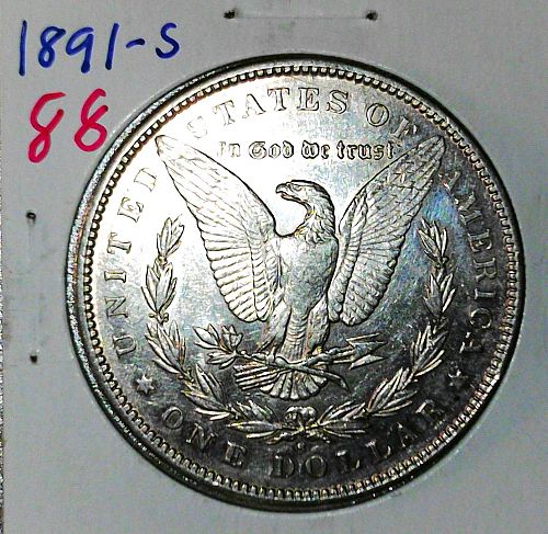 1891 S Morgan Dollar