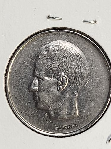 1973 Belgium 10 Francs Coin Brilliant Uncirculated Baudouin I French text