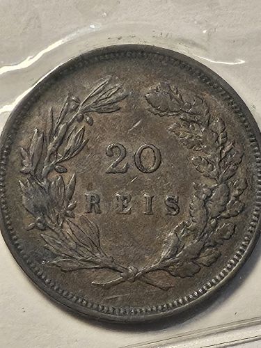1892 20 reis from Portugal