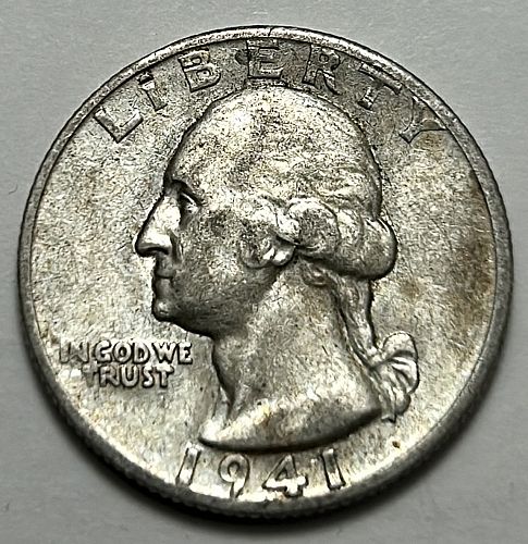 1941 S Washington Quarters.  8851