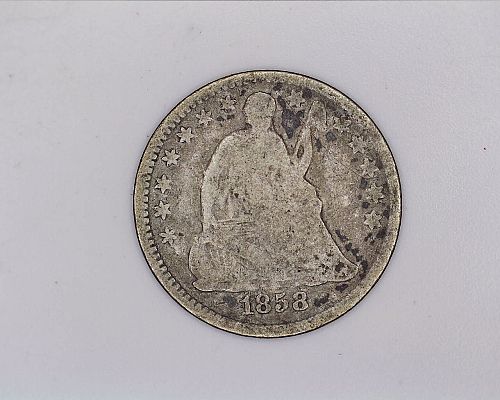 1858 P Seated Liberty Half Dime