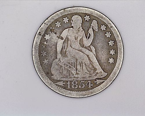 1854 O Seated Liberty  Dime
