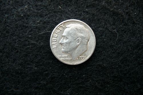 1951 Roosevelt Dime