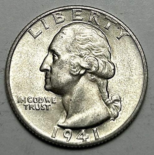 1941 Washington Quarters. 8924