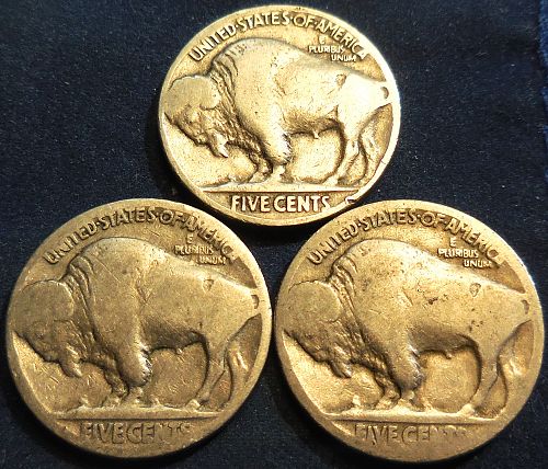 ✅Buffalo Nickels 1929 1914 1927✅