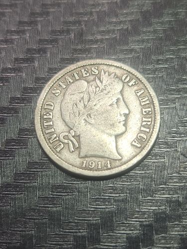 1914-D Barber Dime