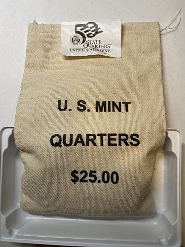 2002-D Indiana Quarter 100 Coin Bag - 50 State Quarter Program