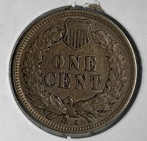 1908-S Indian Head Cent, AU+ (6717)