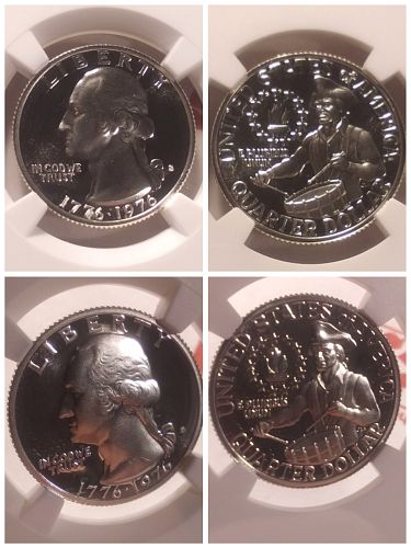 1976S Silver Bicentennial Quarter NGC Proof 68 Cameo