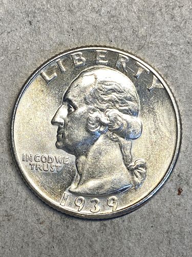 1939-D Washington Silver Quarter MS63