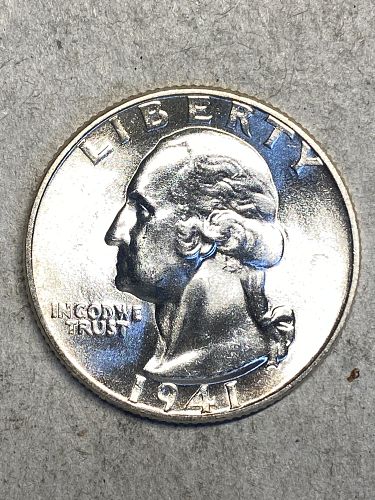 1941 Washington Silver Quarter MS66