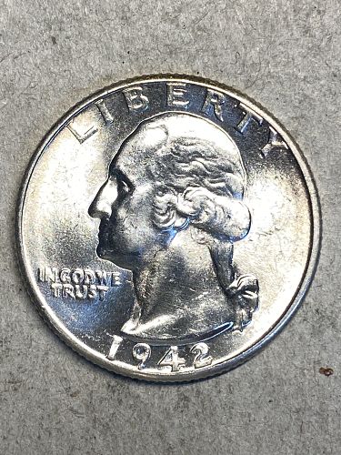 1942 Washington Silver Quarter MS66
