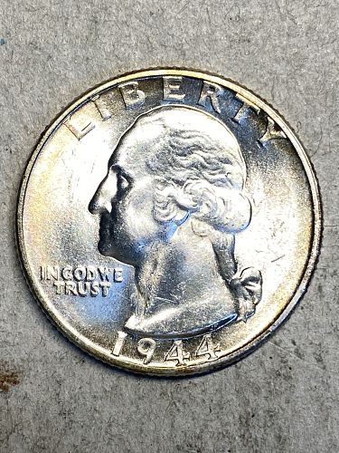 1944 Washington Silver Quarter MS63