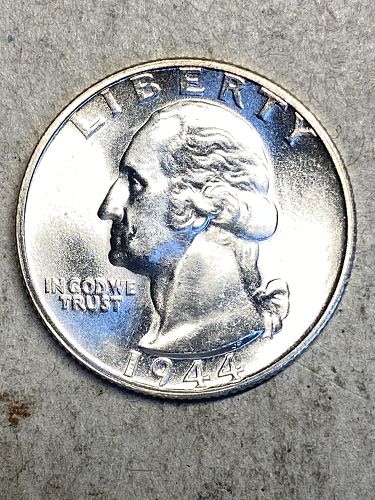 1944-S Washington Silver Quarter MS65