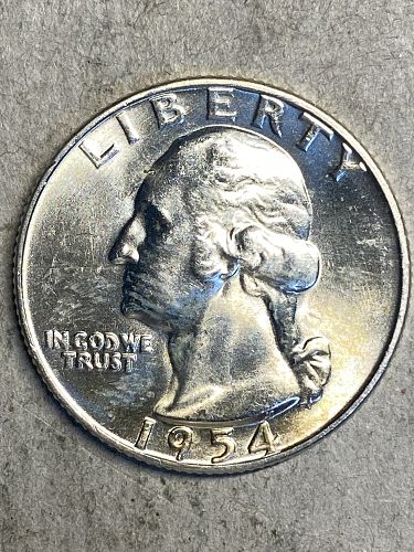1954-D Washington Silver Quarter MS64