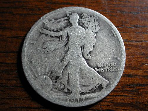 1917 Walking Liberty Half Dollar NICE