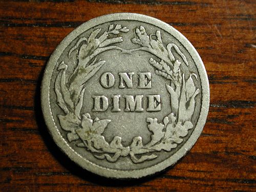 1914 Barber Dime NICE