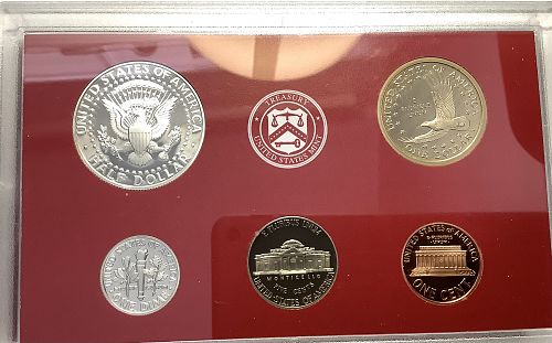 2002 Silver Proof Set (10 Coins) w/5 State Quarters Original US Mint Box COA OGP