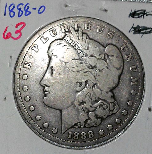 1888 O Morgan Dollar