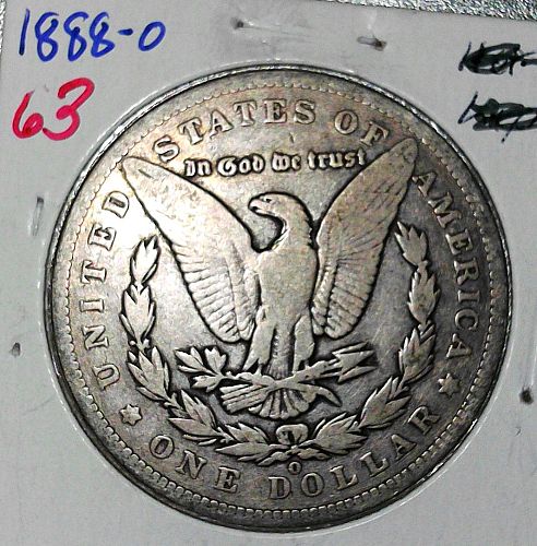 1888 O Morgan Dollar