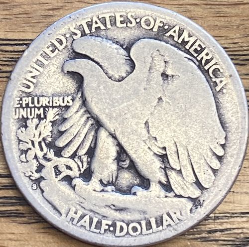 1920S walking liberty half almost full four digit date in GOOD condition