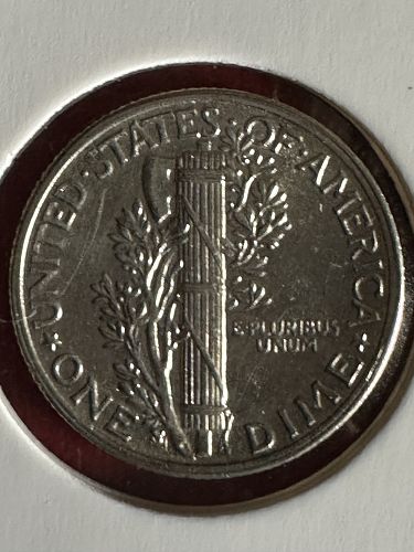 1944-S Mercury Dime BU W/ FSB WW2 ERA