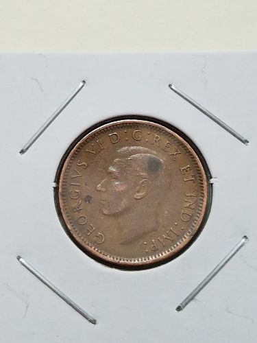 1947 Canada 1 Cent One Penny