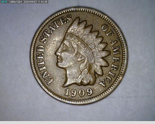 1909 Indian Head Cent 7-444 6m4
