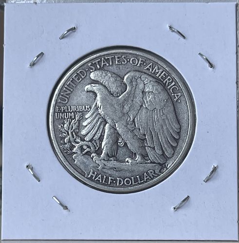 1947-P Walking Liberty Silver Half Dollar ~ Circulated Condition