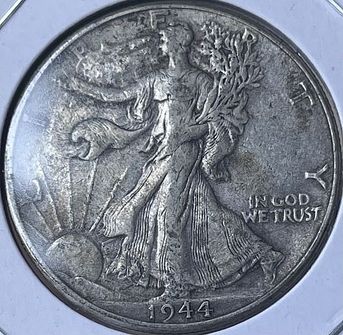 1944-P Walking Liberty Silver Half Dollar ~ Circulated Condition