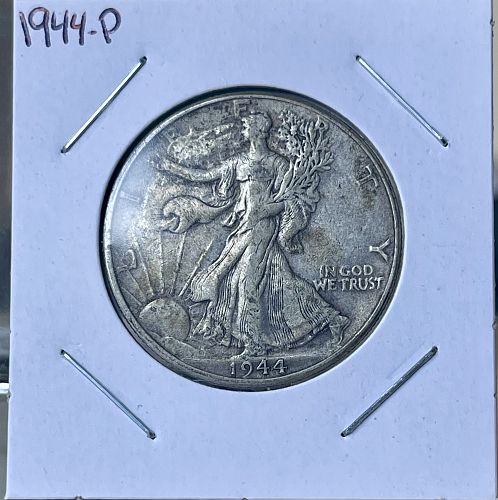 1944-P Walking Liberty Silver Half Dollar ~ Circulated Condition