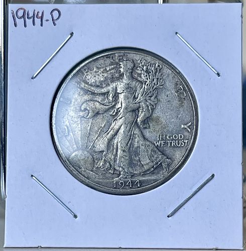 1944-P Walking Liberty Silver Half Dollar ~ Circulated Condition