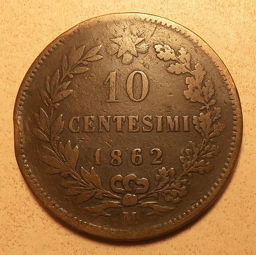 1862 Italian  Centimsmimo Lot ELItala