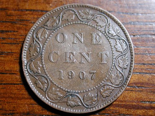 1907 Canada Large cent NICE