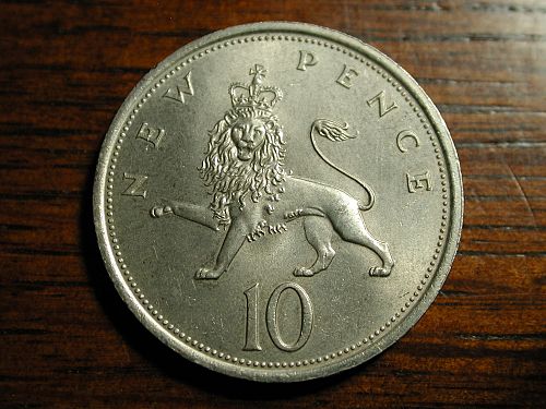 1980 10 New Pence - Elizabeth II NICE