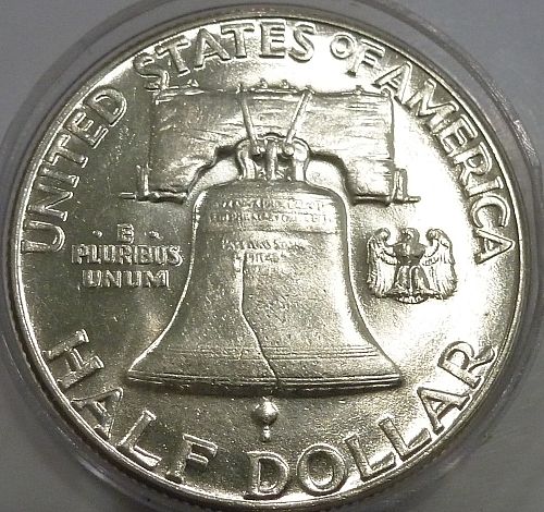 1952-P Gem BU Franklin Half Dollar With Full Bell Lines ( 335)