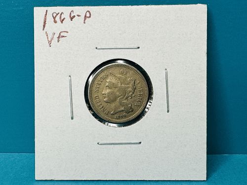 1866 Nickel Three Cent Three Cent Coin Value, Prices & Info | USA 1866 Nickel Three Cent Three Cent Coin Value, Prices & Info | USA