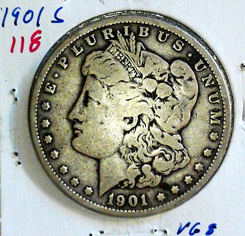 1901 S Morgan Dollar