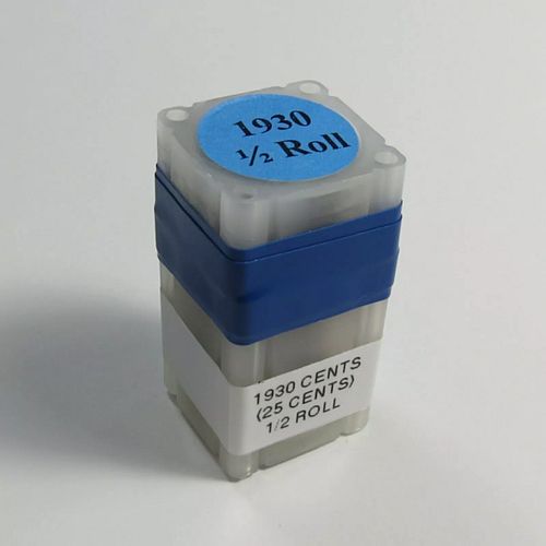 LOT OF 25 - HALF ROLL of 1930 LINCOLN WHEAT CENTS (25-CENTS) LOT S168