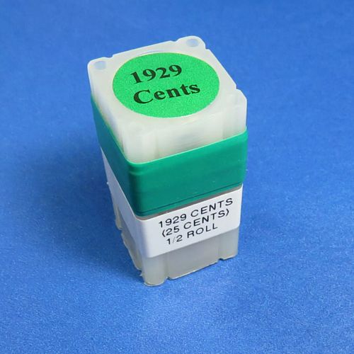 LOT OF 25 - HALF ROLL of 1929 LINCOLN WHEAT CENTS (25-CENTS) LOT B304