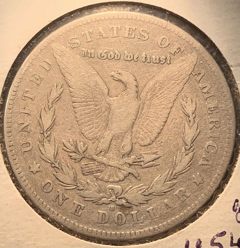 1879 MORGAN SILVER DOLLAR REVERSE1878 F CON SELLING UNDER GRAY SHEET PRICE BIN 105.00